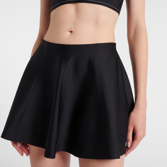 Alo Airlift Down The Line Tennis Skirt Black S - Picture 4 of 4